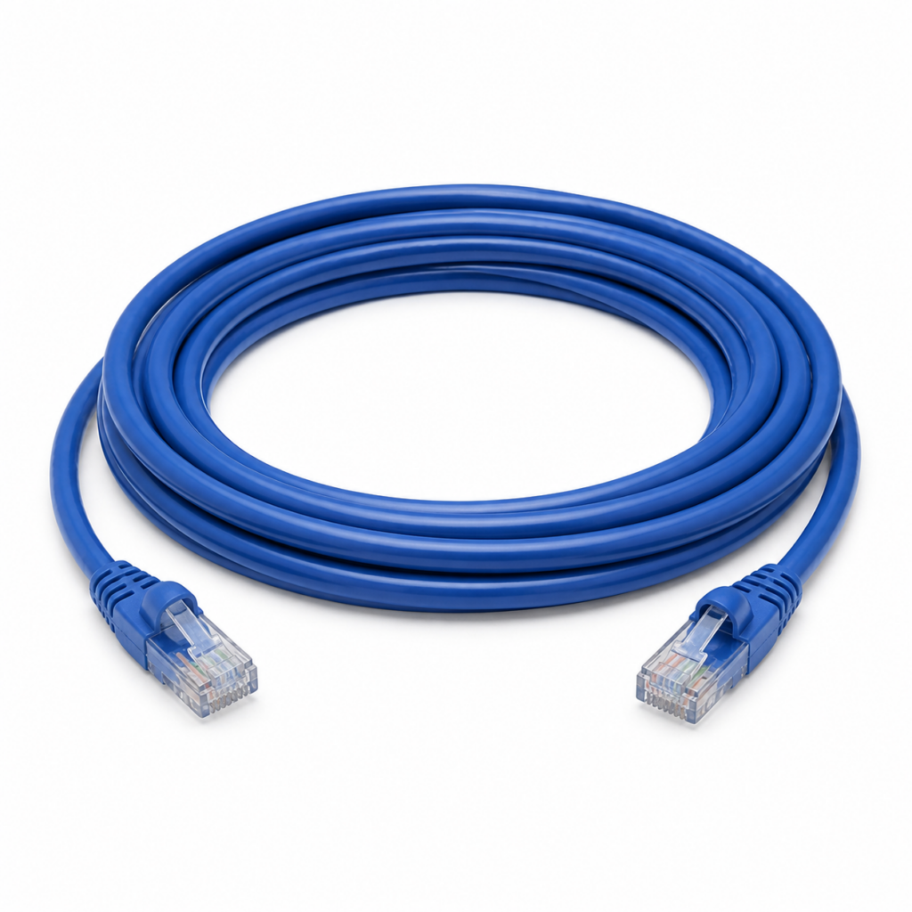 کابل شبکه LAN Cat6 متری با سوکت RJ45
